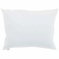 vidaXL Μαξιλάρι με μαξιλάρι Λευκό 50 x 75 cm Βαμβάκι