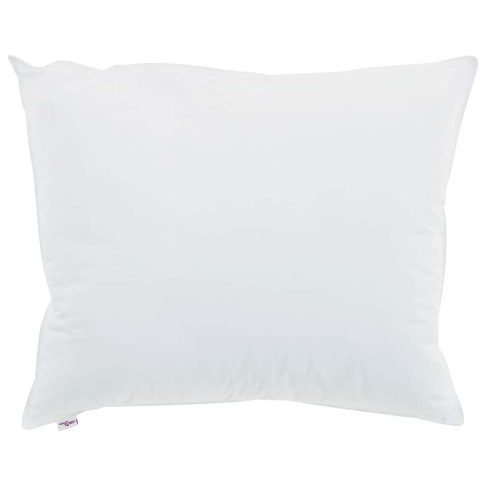 vidaXL Μαξιλάρι με μαξιλάρι Λευκό 60 x 70 cm Βαμβάκι