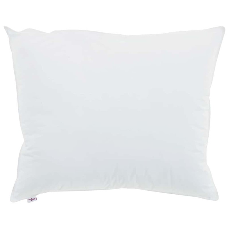 vidaXL Μαξιλάρι με μαξιλάρι Λευκό 60 x 70 cm Βαμβάκι