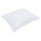 vidaXL Μαξιλάρι με μαξιλάρι Λευκό 60 x 70 cm Βαμβάκι