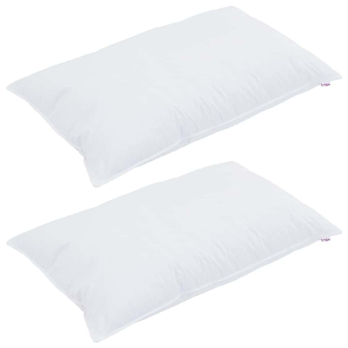 vidaXL Μαξιλάρι 2 τμχ. 40 x 80 cm Βαμβάκι Λευκό