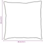 vidaXL Μαξιλάρι 2 τμχ. 80 x 80 cm Βαμβάκι Λευκό