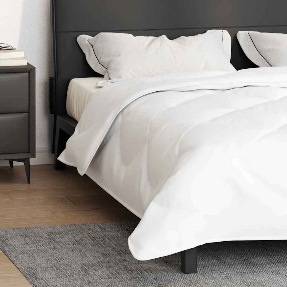 vidaXL Καλοκαιρινό Παπλωματοθήκη 200 x 200 x 3 εκ Καλοκαίρι Λευκό