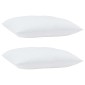 vidaXL Μαξιλάρι 2 τμχ. 41 x 41 x 20 εκ Βαμβάκι και Πολυεστέρας Λευκό
