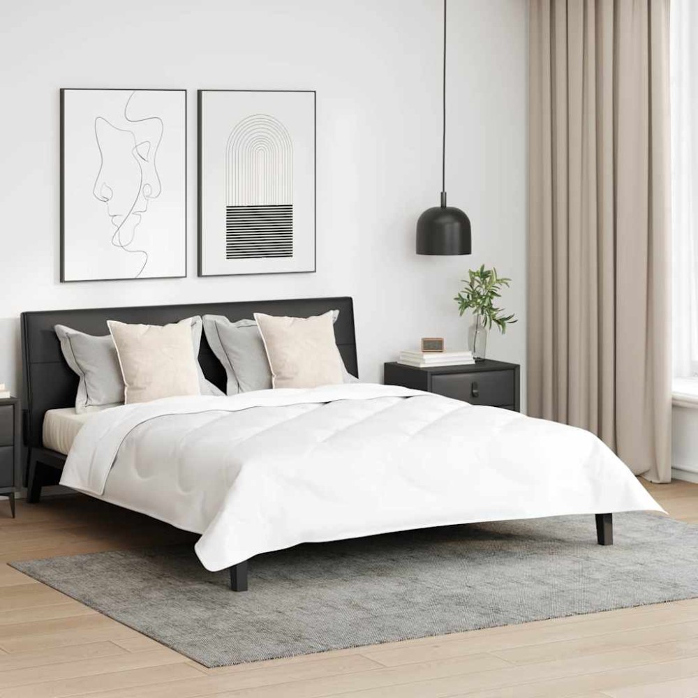 vidaXL Μαξιλάρι 2 τμχ. 51 x 51 x 20 εκ Βαμβάκι και Πολυεστέρας Λευκό