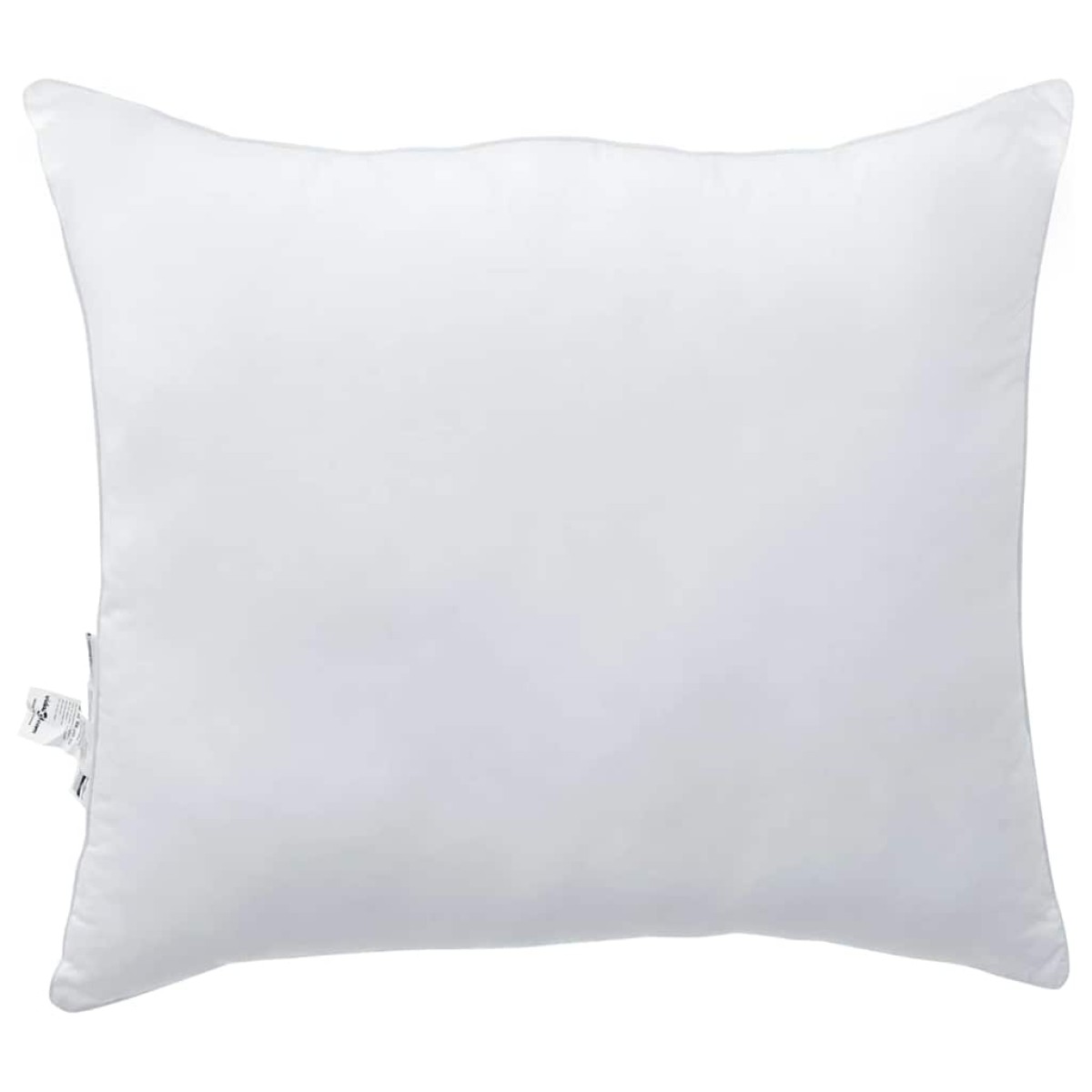 vidaXL Μαξιλάρι 2 τμχ. 60 x 60 x 20 εκ Βαμβάκι και Πολυεστέρας Λευκό