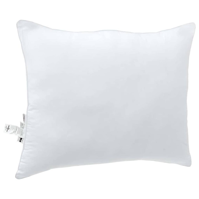 vidaXL Μαξιλάρι 2 τμχ. 70 x 60 x 20 εκ Βαμβάκι και Πολυεστέρας Λευκό