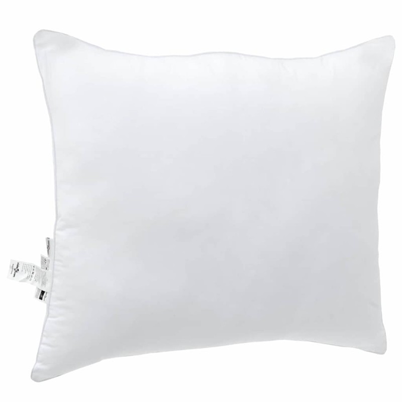 vidaXL Μαξιλάρι 2 τμχ. 80 x 80 x 40 cm Βαμβάκι και Πολυεστέρας Λευκό