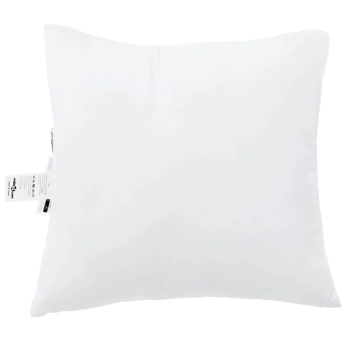 vidaXL Μαξιλάρι με μαξιλάρι Λευκό 61 x 41 x 20 εκ Πολυεστέρας