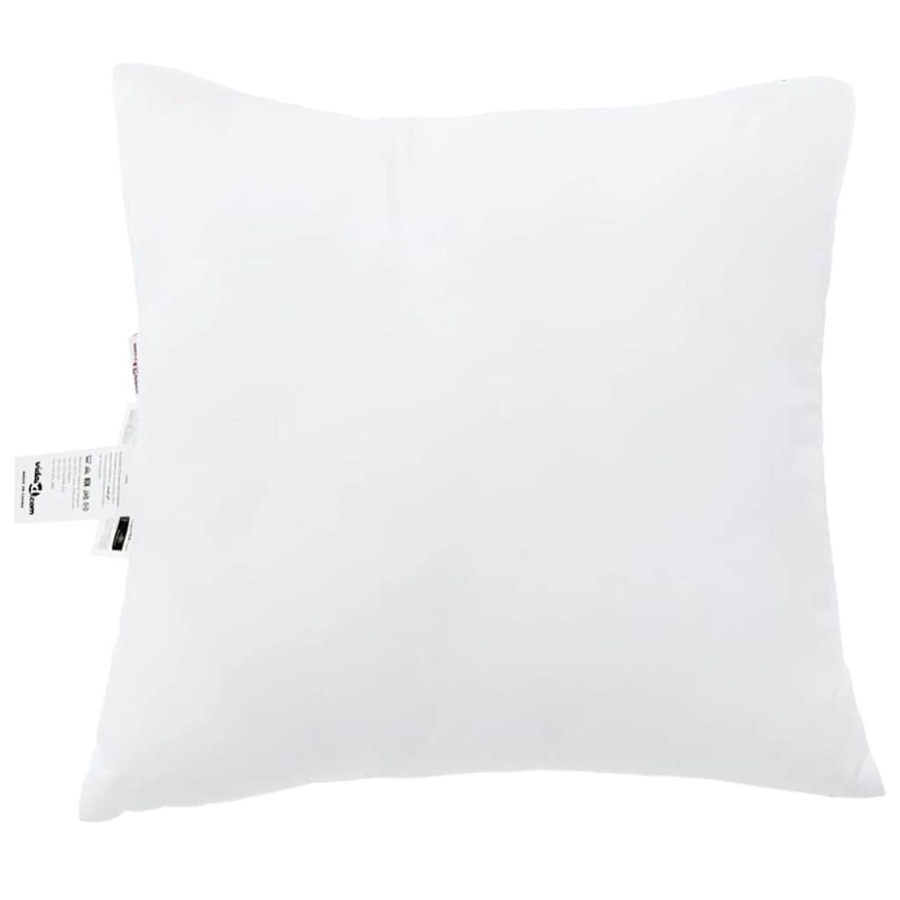 vidaXL Μαξιλάρι με μαξιλάρι Λευκό 81 x 80 x 20 εκ Πολυεστέρας