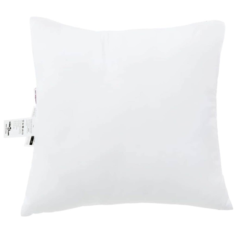 vidaXL Μαξιλάρι 2 τμχ. 80 x 80 x 20 cm Πολυεστέρας Λευκό