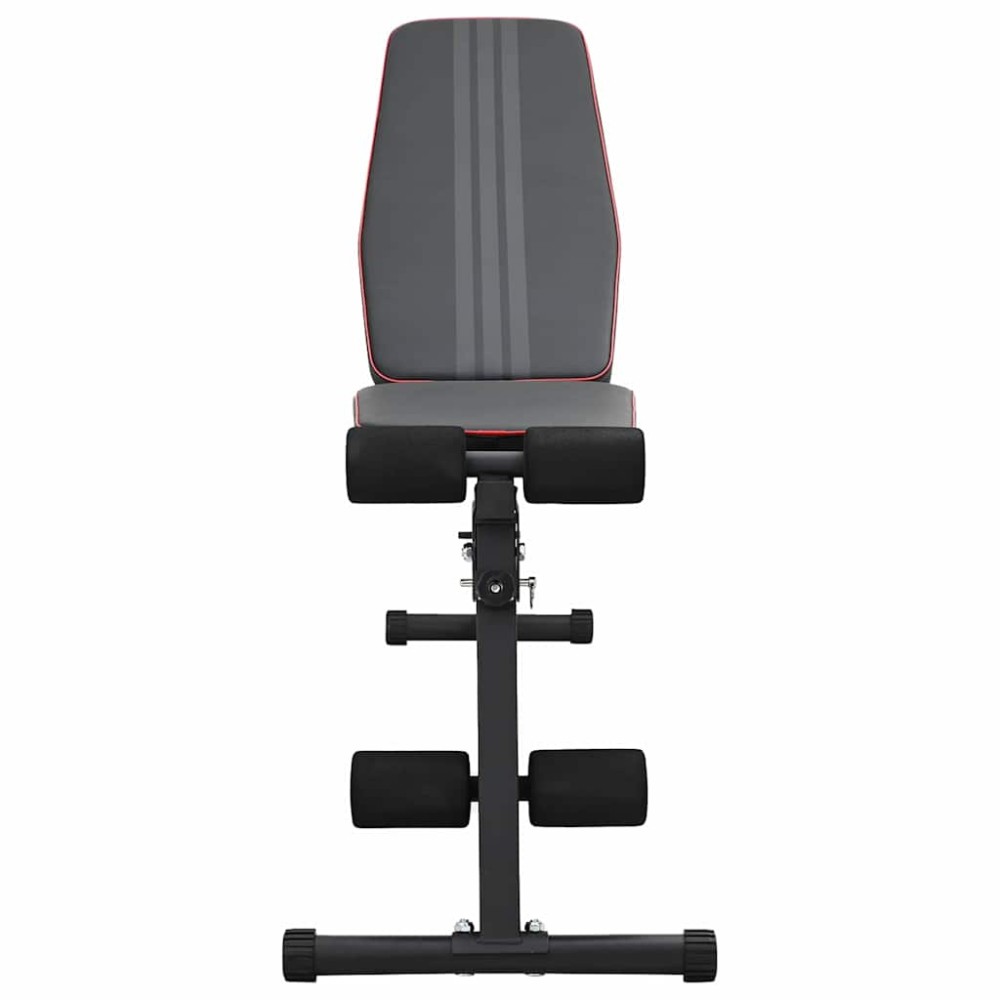 vidaXL Πάγκος Βαρών Μαύρο 131 x 41 x 110 εκ.