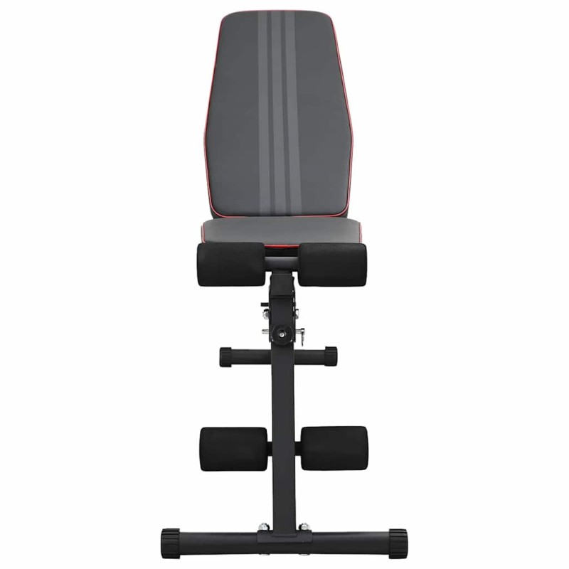 vidaXL Πάγκος Βαρών Μαύρο 131 x 41 x 110 εκ.