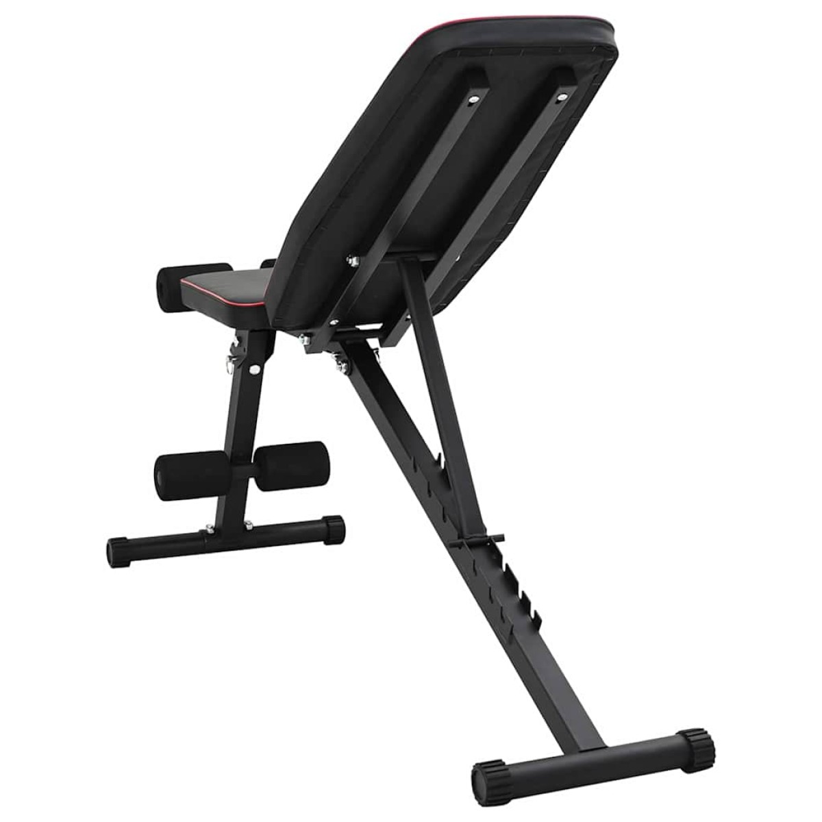 vidaXL Πάγκος Βαρών Μαύρο 131 x 41 x 110 εκ.