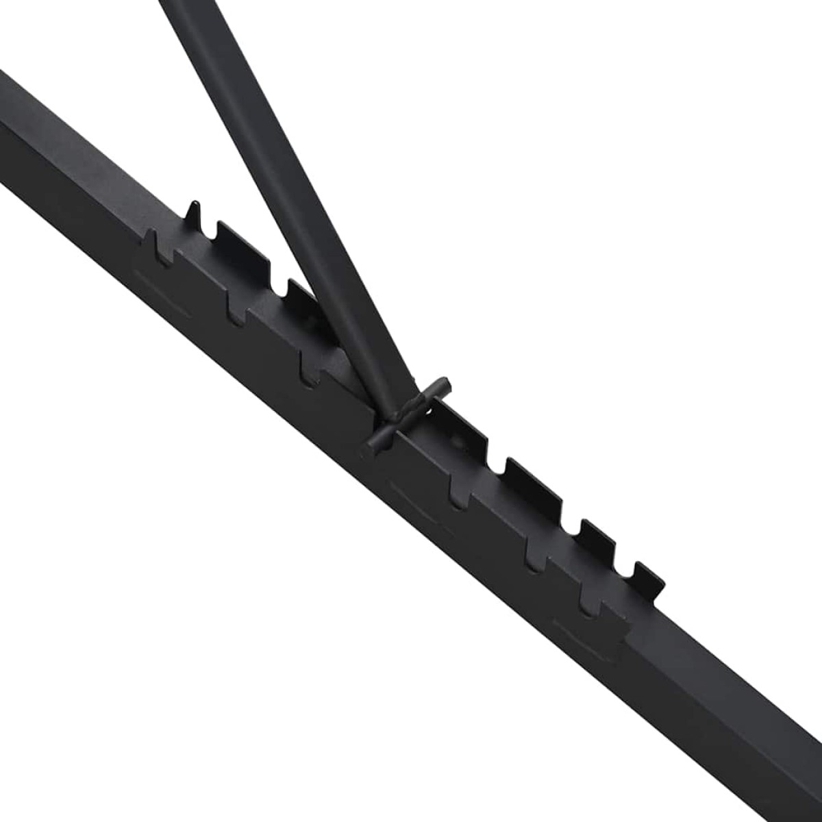 vidaXL Πάγκος Βαρών Μαύρο 131 x 41 x 110 εκ.