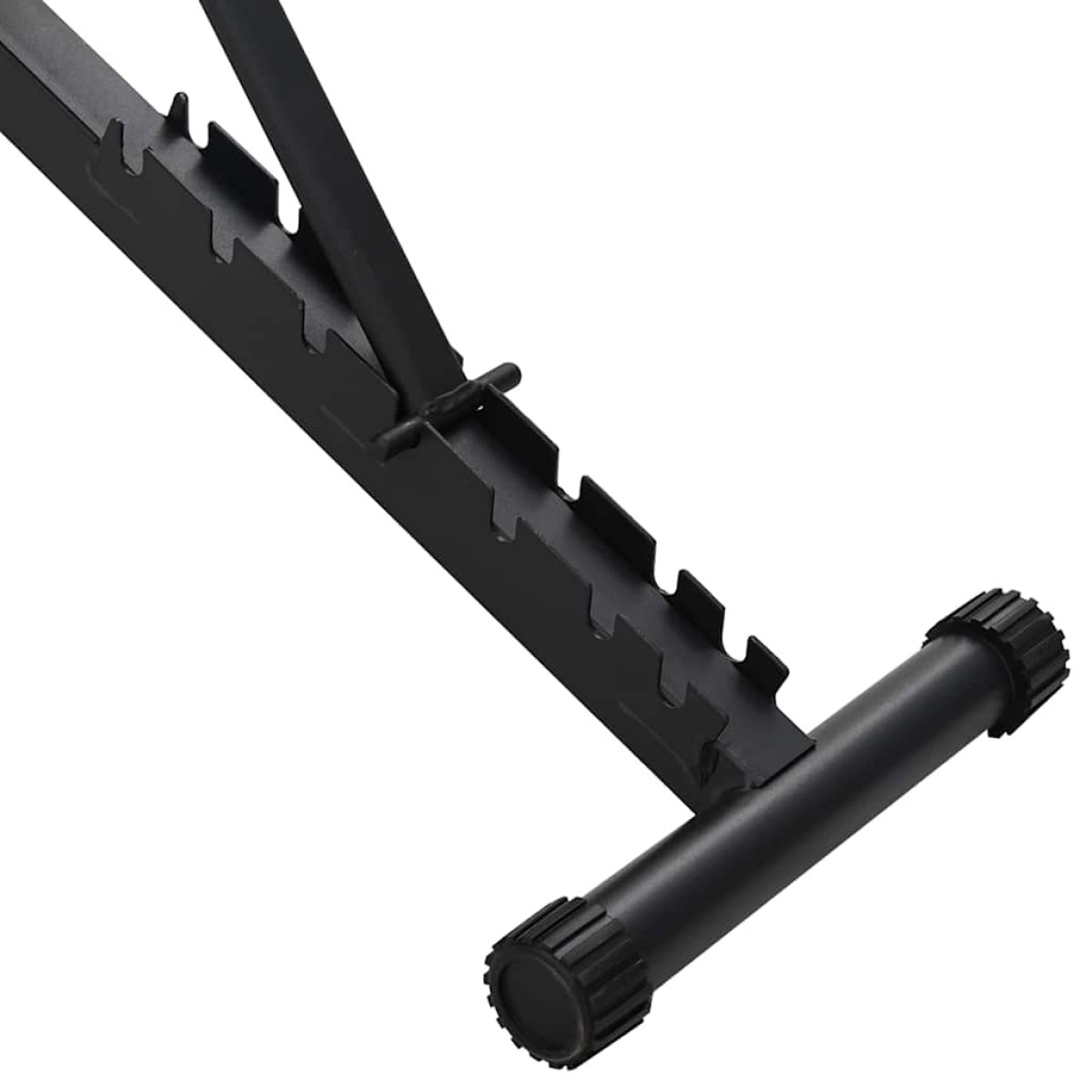 vidaXL Πάγκος Βαρών Μαύρο 131 x 41 x 100 εκ.