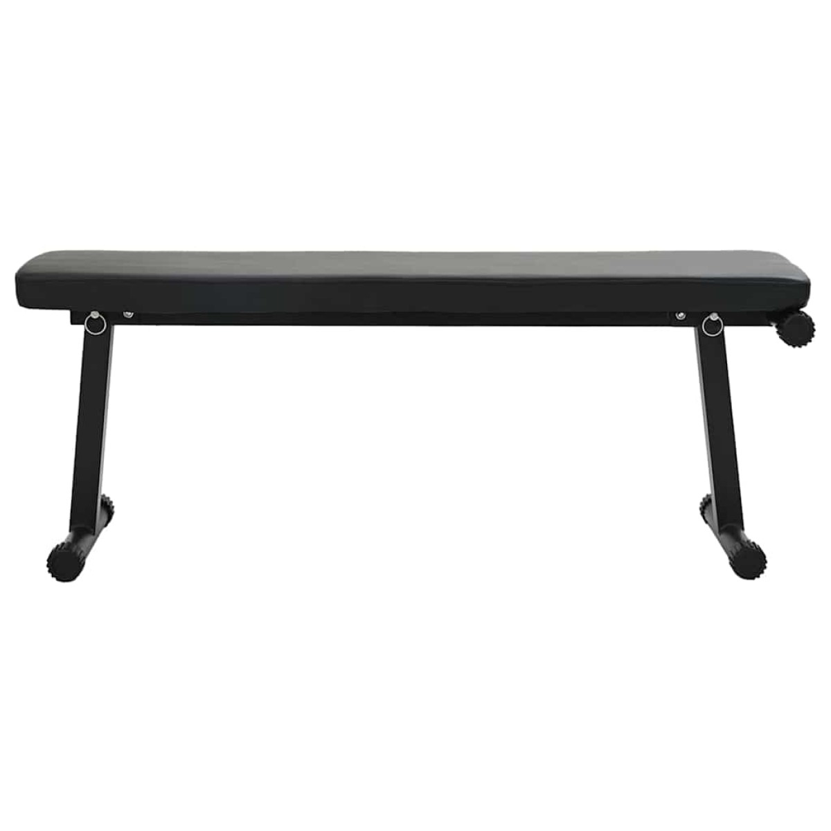 vidaXL Πάγκος Βαρών Μαύρο 108 x 27 x 41 εκ.