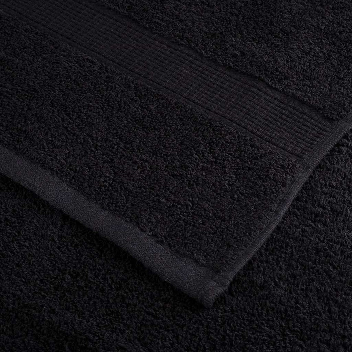 vidaXL Πετσέτα Επισκεπτών SOLUND 25 τμχ. Μαύρο 100 x 150 cm 550 gsm