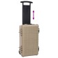 vidaXL Σκληρή βαλίτσα Άμμος 56 x 35 x 23 cm Πολυπροπυλένιο και ABS