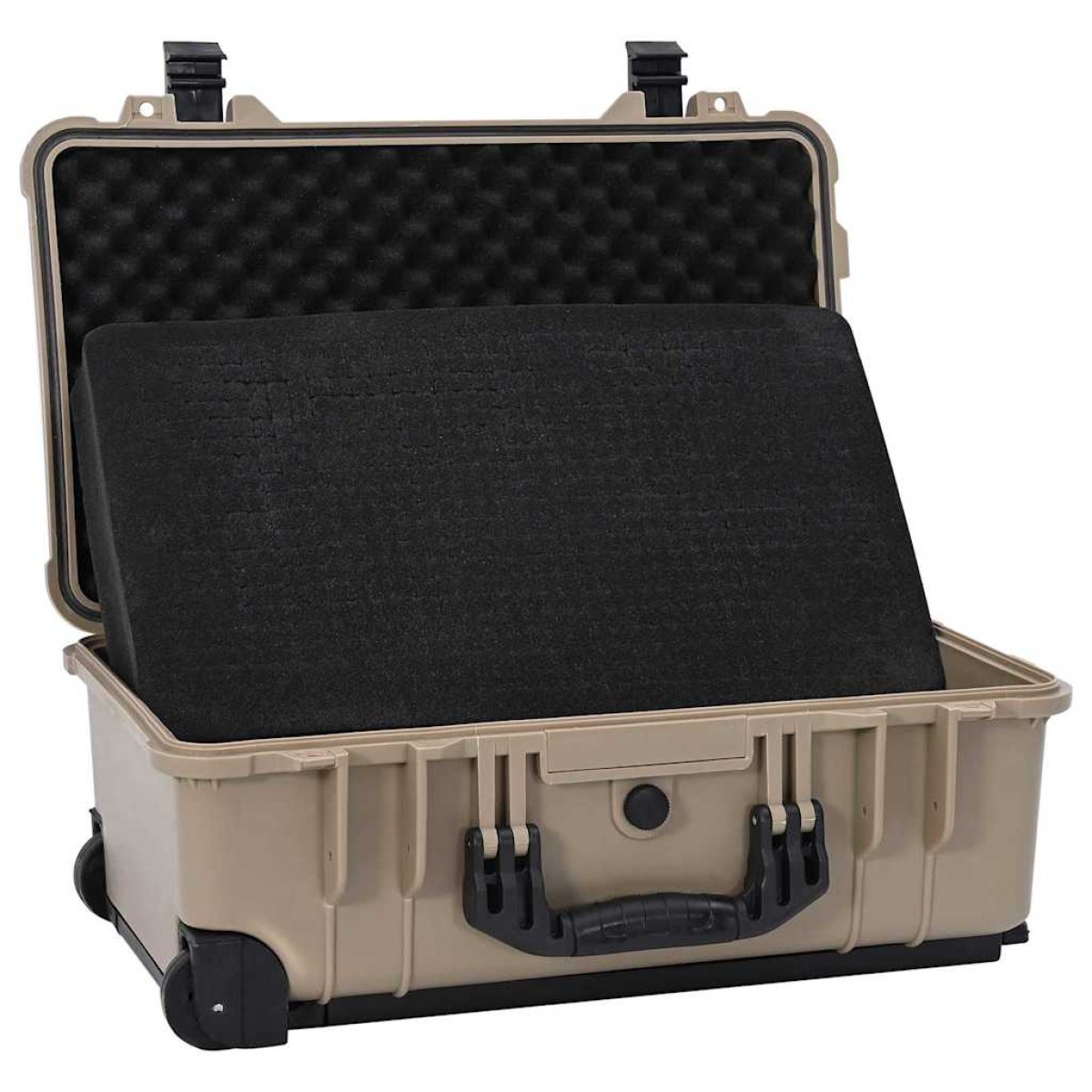 vidaXL Σκληρή βαλίτσα Άμμος 56 x 35 x 23 cm Πολυπροπυλένιο και ABS