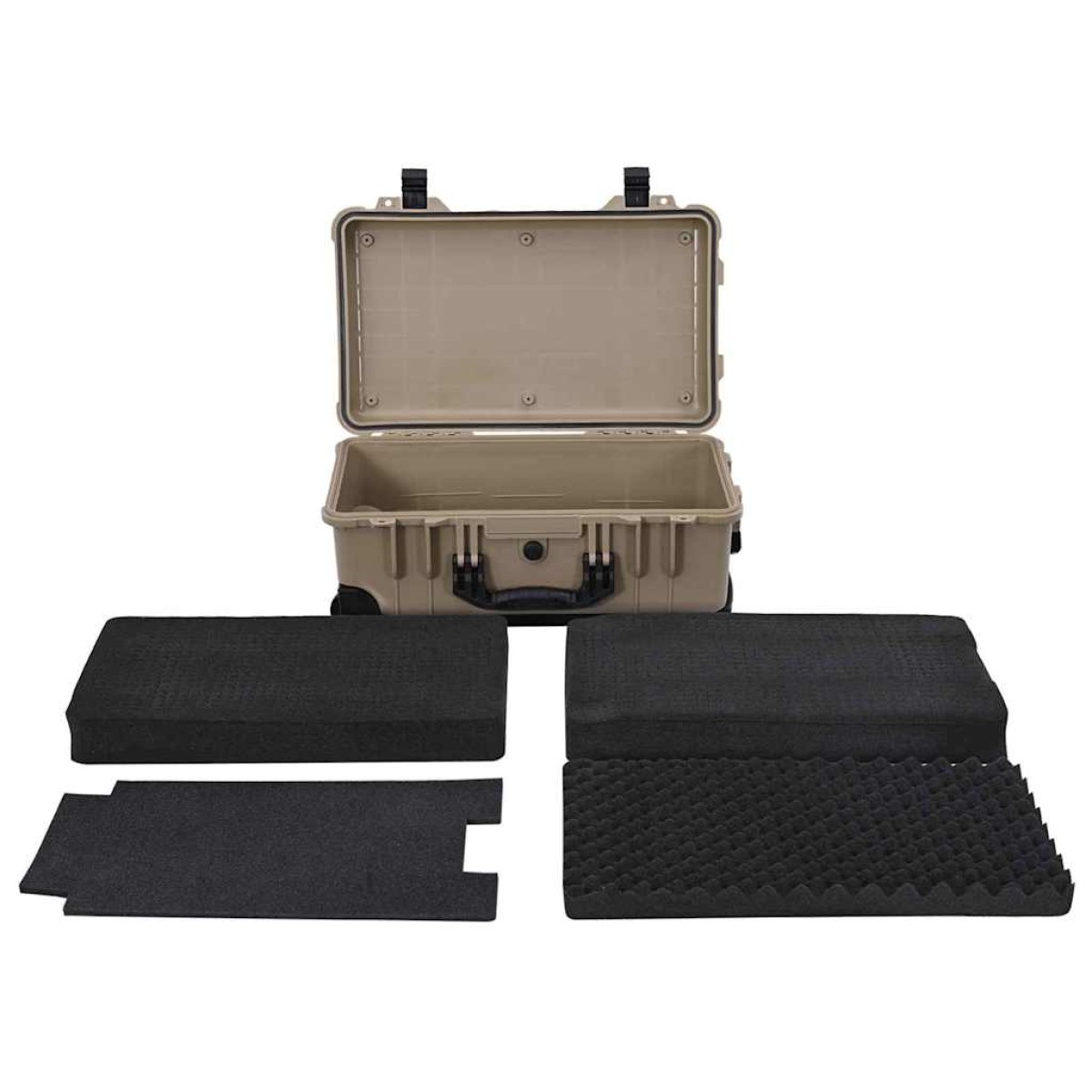 vidaXL Σκληρή βαλίτσα Άμμος 56 x 35 x 23 cm Πολυπροπυλένιο και ABS