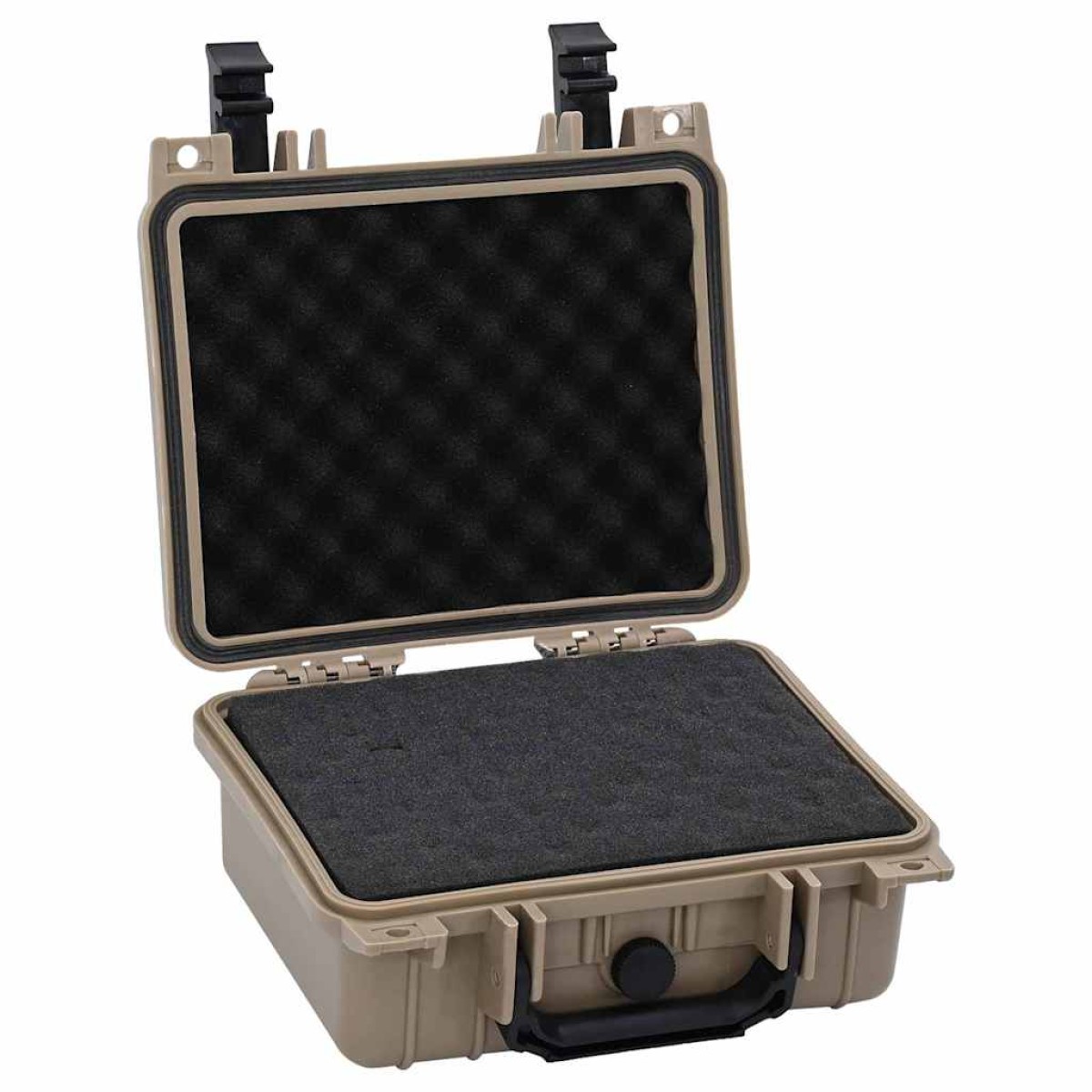 vidaXL Σκληρή βαλίτσα με αποθήκευση Άμμος 27 x 24,5 x 12,5 εκ.