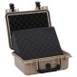 vidaXL Σκληρή βαλίτσα με αποθήκευση Άμμος 27 x 24,5 x 12,5 εκ.