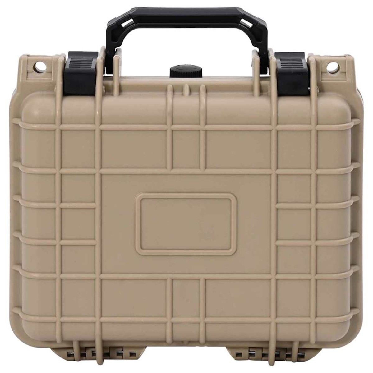 vidaXL Σκληρή βαλίτσα με αποθήκευση Άμμος 27 x 24,5 x 12,5 εκ.