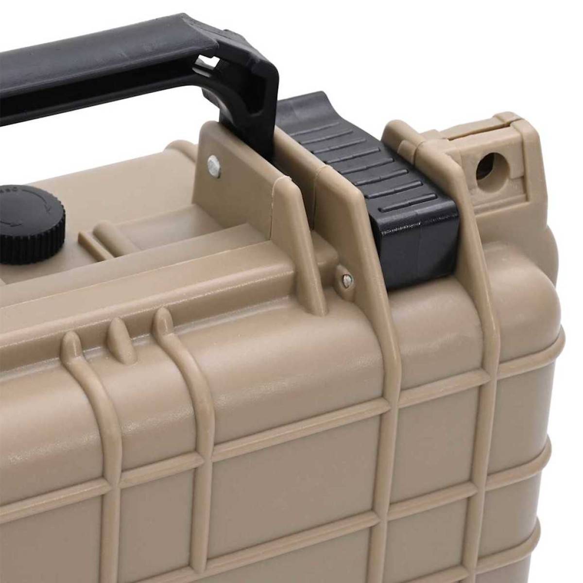 vidaXL Σκληρή βαλίτσα με αποθήκευση Άμμος 27 x 24,5 x 12,5 εκ.