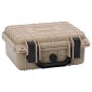 vidaXL Σκληρή βαλίτσα με αποθήκευση Άμμος 27 x 24,5 x 12,5 εκ.