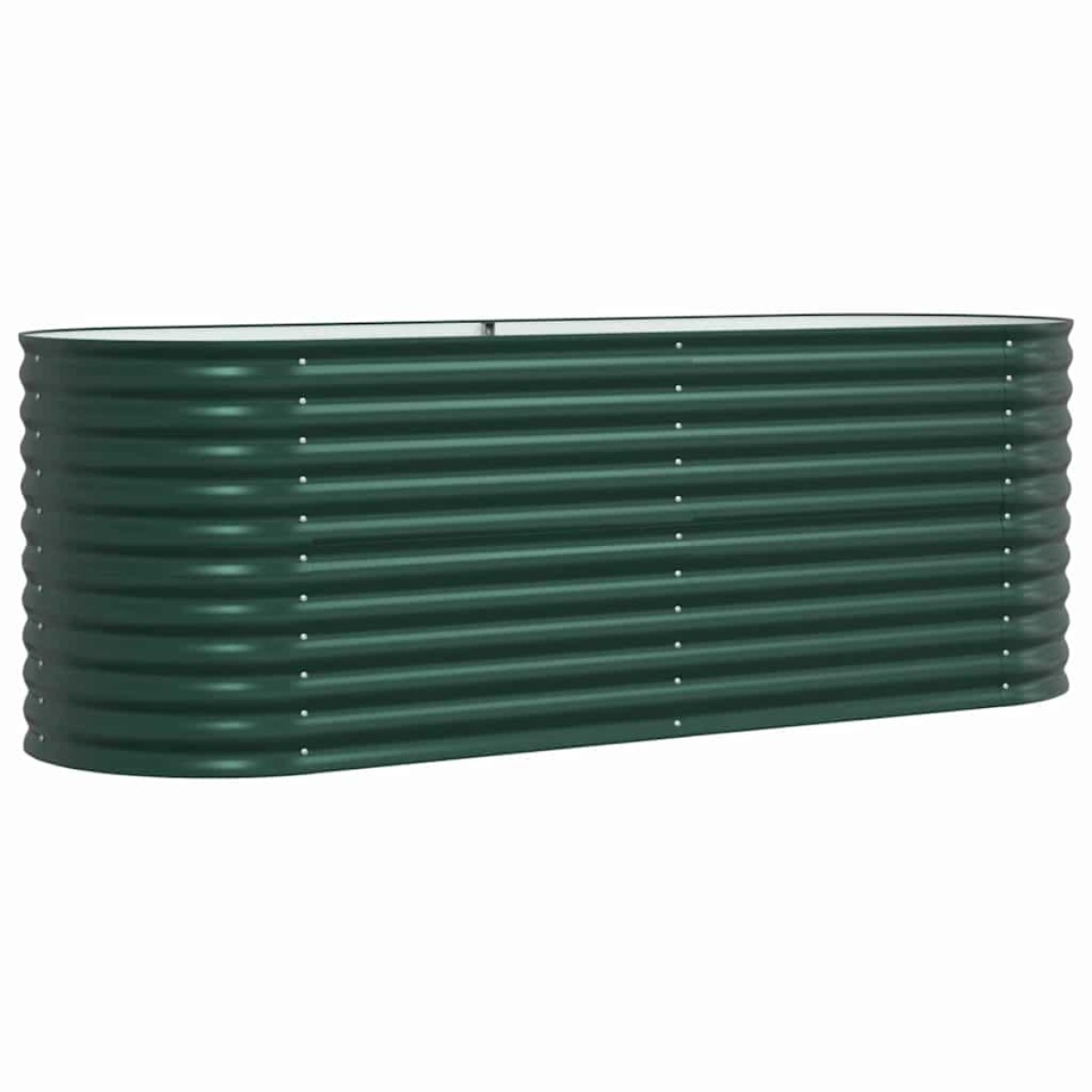 vidaXL Ανεβασμένο Κρεβάτι Πράσινο 240 x 80 x 81 cm Ατσάλι