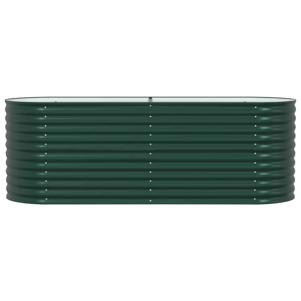 vidaXL Ανεβασμένο Κρεβάτι Πράσινο 240 x 80 x 81 cm Ατσάλι
