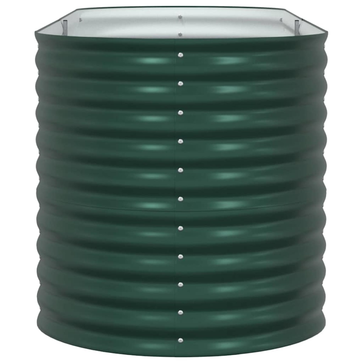 vidaXL Ανεβασμένο Κρεβάτι Πράσινο 240 x 80 x 81 cm Ατσάλι