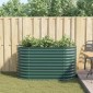 vidaXL Ανεβασμένο Κρεβάτι Πράσινο 160 x 80 x 81 cm Ατσάλι