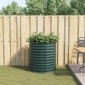 vidaXL Ανεβασμένο Κρεβάτι Πράσινο 80 x 80 x 81 cm Ατσάλι