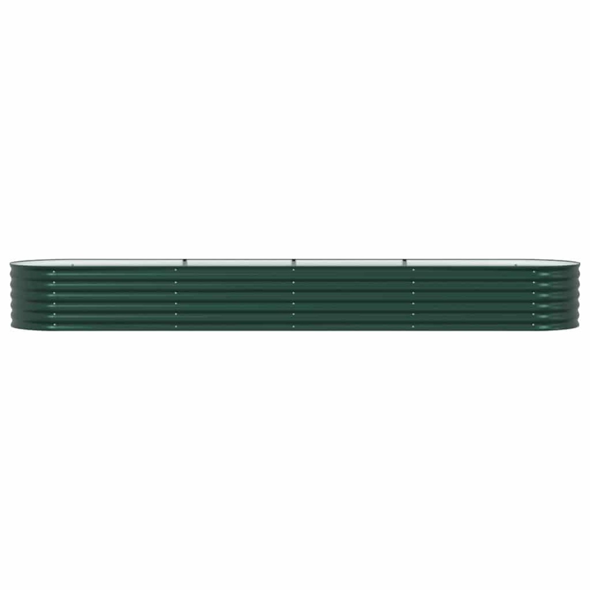 vidaXL Ανεβασμένο Κρεβάτι Πράσινο 400 x 80 x 44 cm Ατσάλι