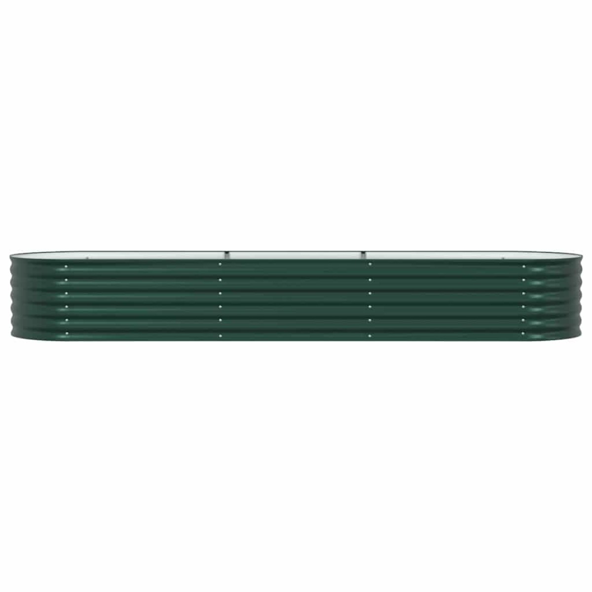 vidaXL Ανεβασμένο Κρεβάτι Πράσινο 320 x 80 x 44 cm Ατσάλι