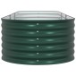 vidaXL Ανεβασμένο Κρεβάτι Πράσινο 320 x 80 x 44 cm Ατσάλι