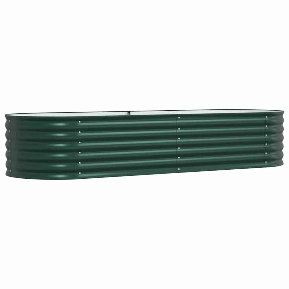 vidaXL Ανεβασμένο Κρεβάτι Πράσινο 240 x 80 x 44 cm Ατσάλι