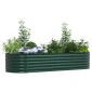 vidaXL Ανεβασμένο Κρεβάτι Πράσινο 240 x 80 x 44 cm Ατσάλι