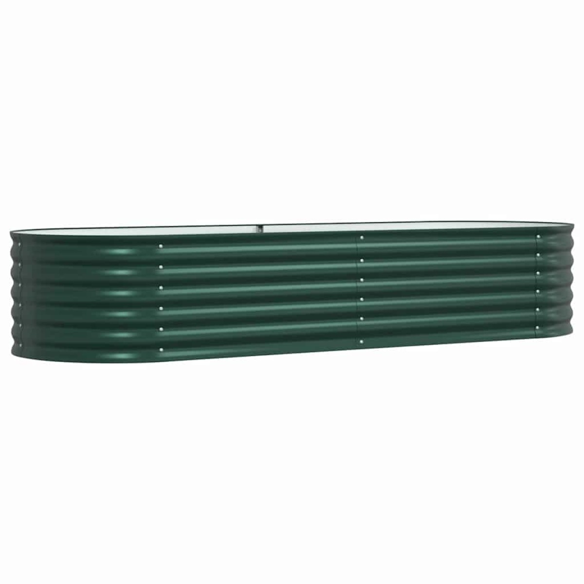 vidaXL Ανεβασμένο Κρεβάτι Πράσινο 240 x 80 x 44 cm Ατσάλι
