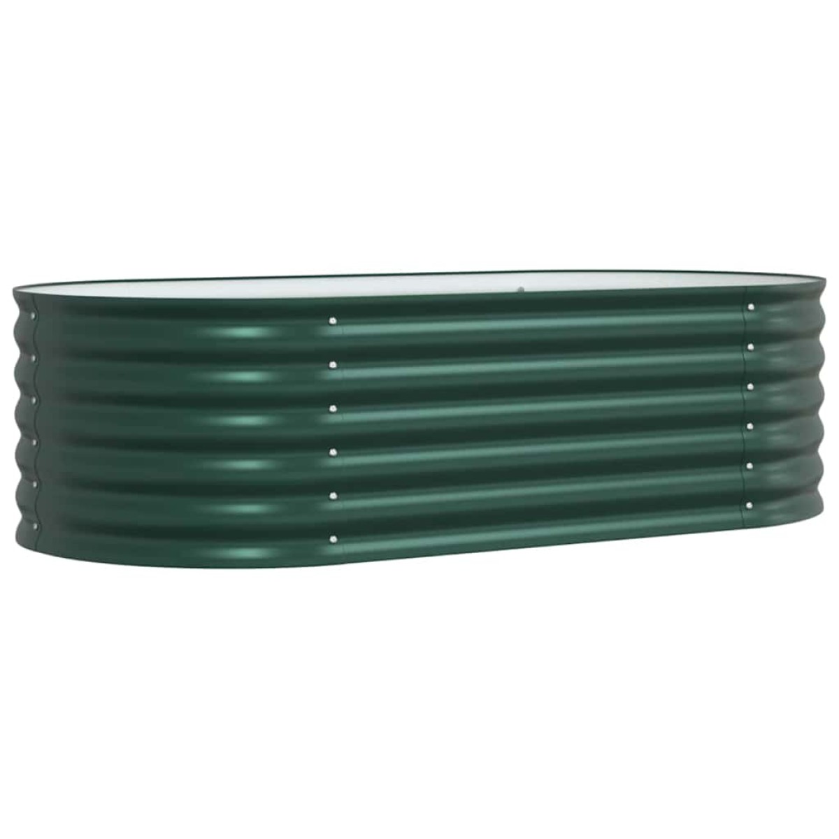 vidaXL Ανεβασμένο Κρεβάτι Πράσινο 160 x 80 x 44 cm Ατσάλι