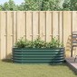 vidaXL Ανεβασμένο Κρεβάτι Πράσινο 160 x 80 x 44 cm Ατσάλι