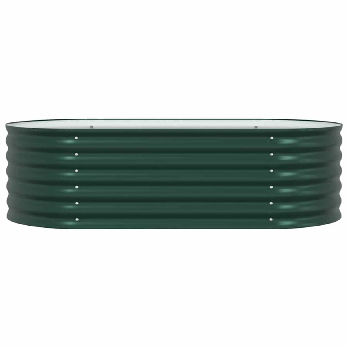 vidaXL Ανεβασμένο Κρεβάτι Πράσινο 160 x 80 x 44 cm Ατσάλι