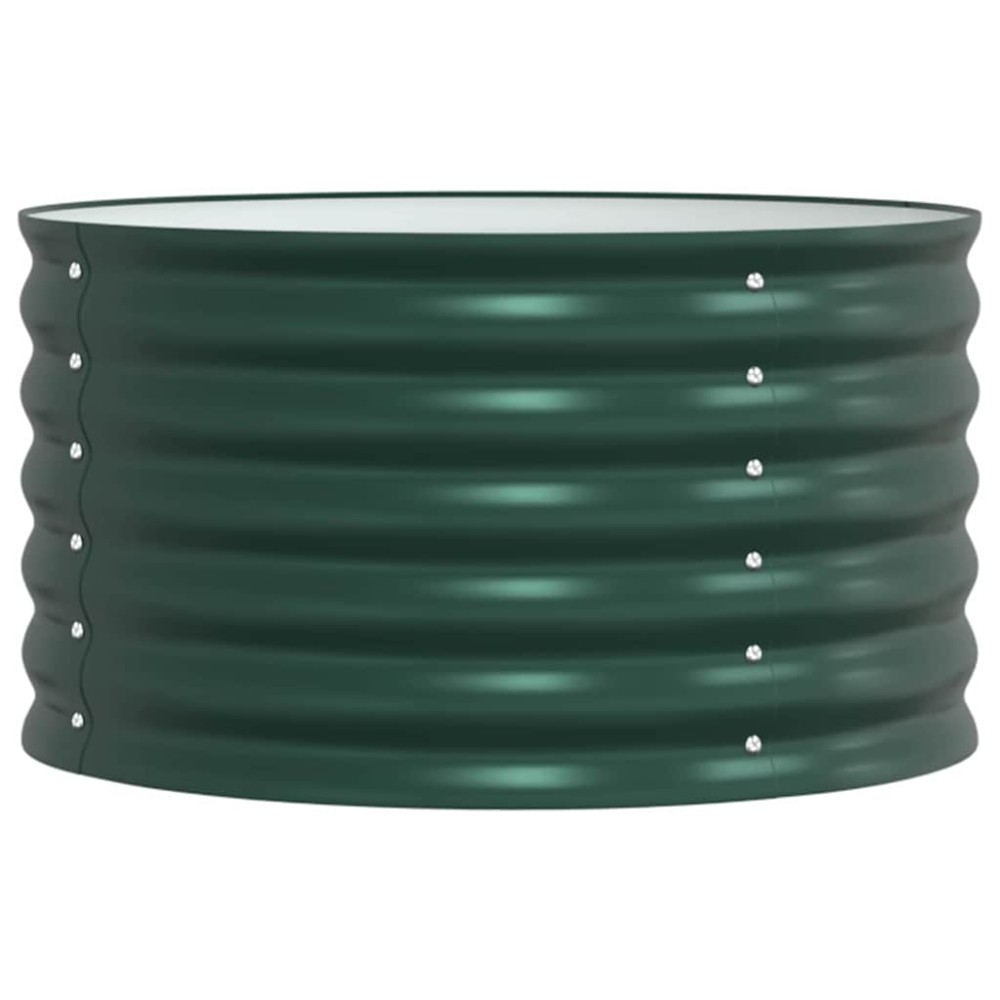 vidaXL Ανεβασμένο Κρεβάτι Πράσινο 80 x 80 x 44 cm Ατσάλι