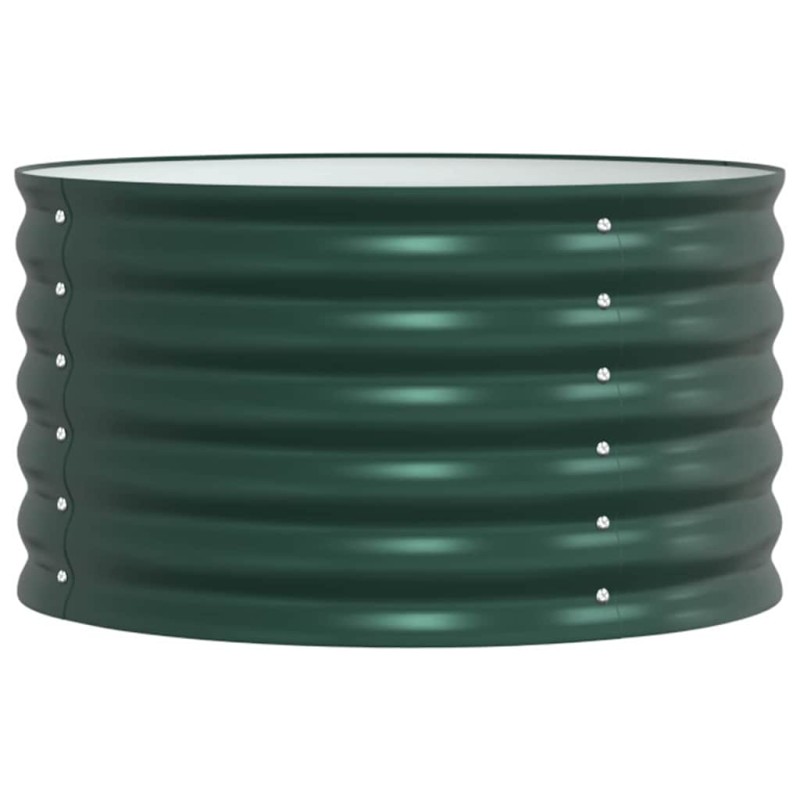 vidaXL Ανεβασμένο Κρεβάτι Πράσινο 80 x 80 x 44 cm Ατσάλι