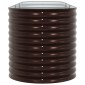 vidaXL Ανεβασμένο Κρεβάτι Καφέ 320 x 80 x 81 cm Ατσάλι
