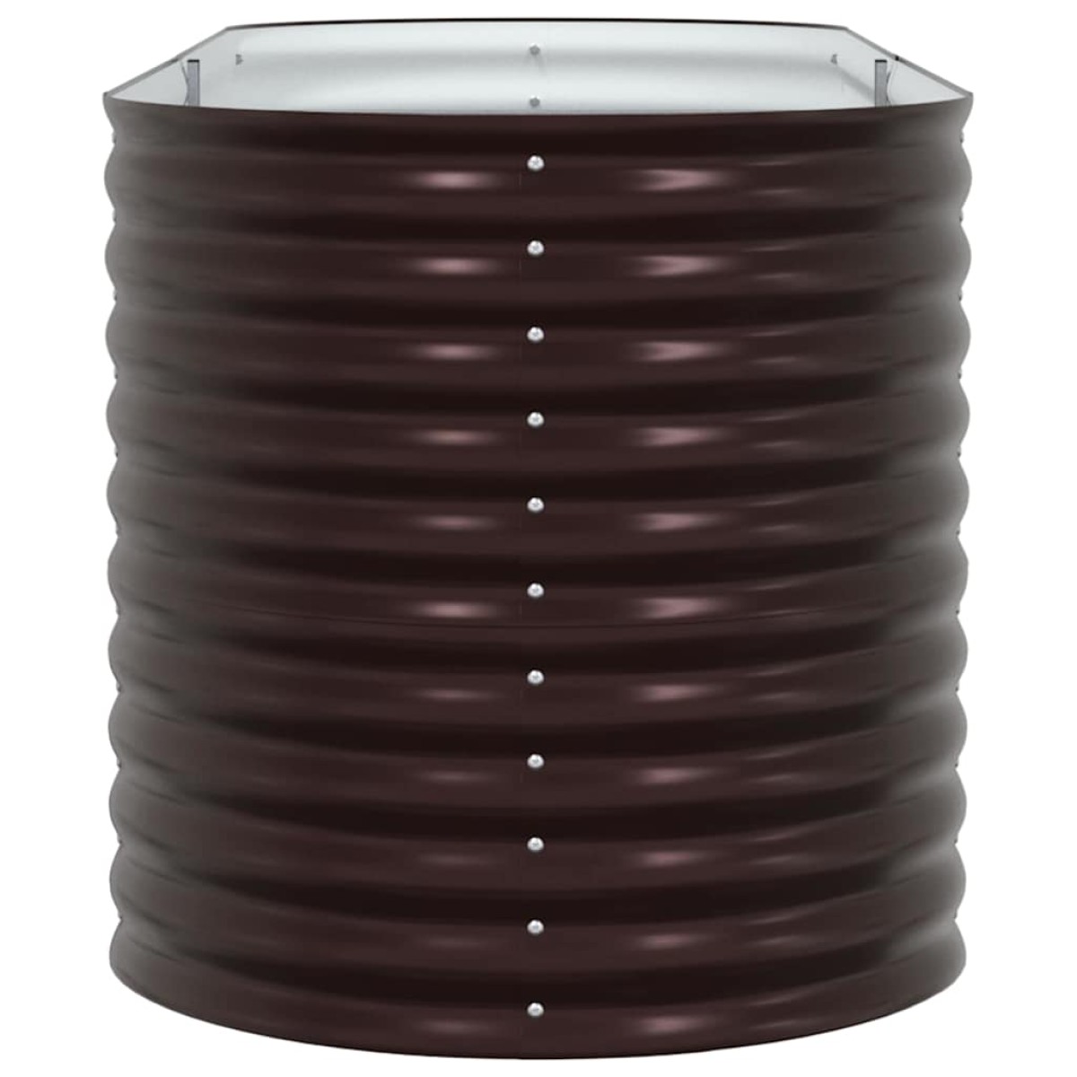 vidaXL Ανεβασμένο Κρεβάτι Καφέ 240 x 80 x 81 cm Ατσάλι