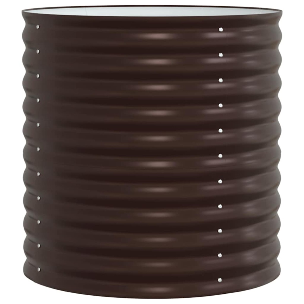 vidaXL Ανεβασμένο Κρεβάτι Καφέ 80 x 80 x 81 cm Ατσάλι