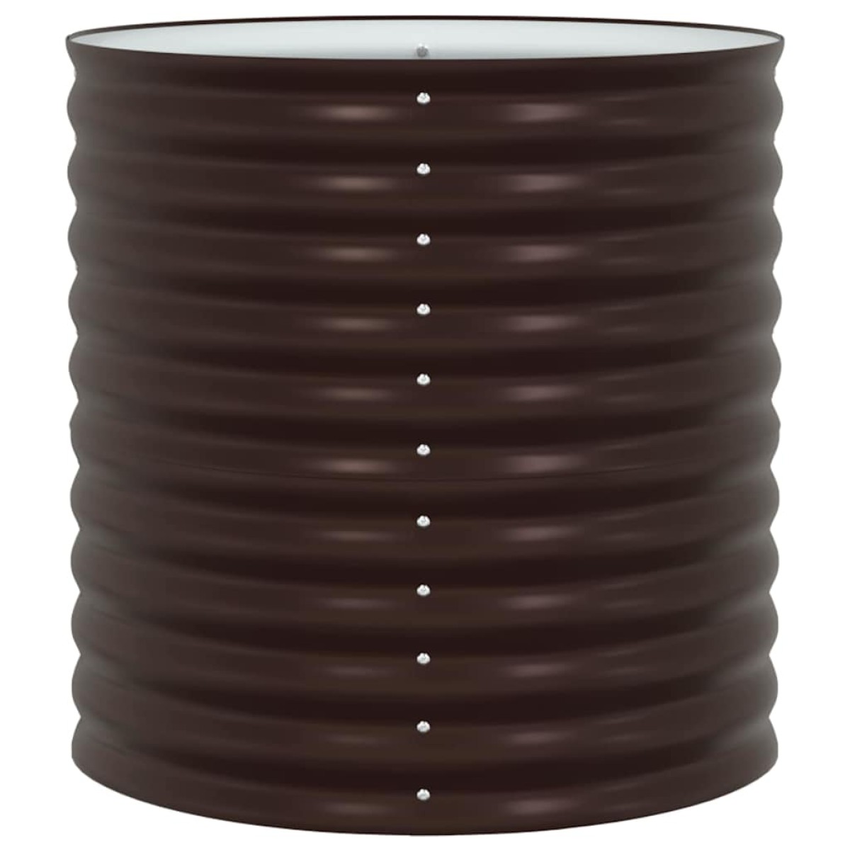 vidaXL Ανεβασμένο Κρεβάτι Καφέ 80 x 80 x 81 cm Ατσάλι